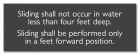 New York Deck Slides Rules Sign
