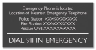 Ohio Emergency Phone Sign