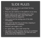 Ohio Slide Rules Sign
