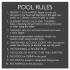 Oregon Pool Rules Sign