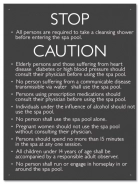 Oregon Spa Rules Sign