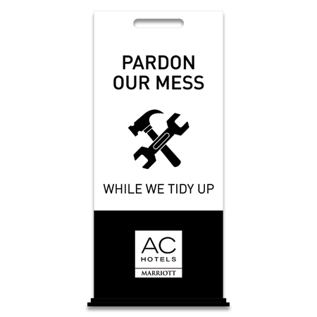 Renovation Free-Standing Floor Sign