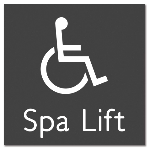 Spa Lift w/ISA Symbol - Large