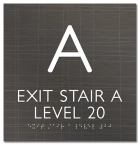Stairway ID Sign - NYC Compliant