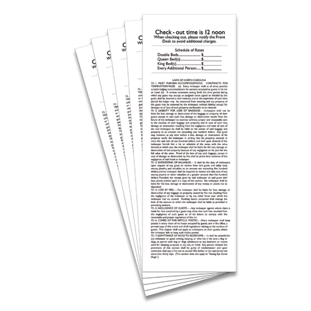 State Law Insert Card - 5 Pack