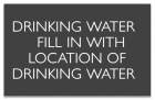 Texas Drinking Water Location Sign