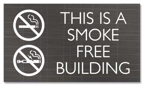 This is a Smoke Free Building Sign