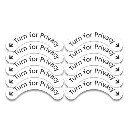 Turn for Privacy - 10 Pack