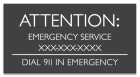 Utah Emergency Pool Sign