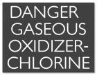 Virginia Danger Gaseous Chlorine Sign