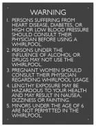 Wisconsin Spa Rules Sign
