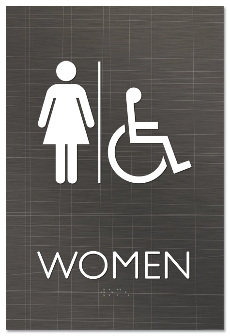 Women Sign w/Female & ISA Symbols