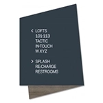 10-Line Directional Sign