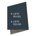 6-Line Directional Sign