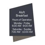 7-Line Informational Sign
