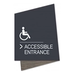 Accessible Direction Sign w/ ISA