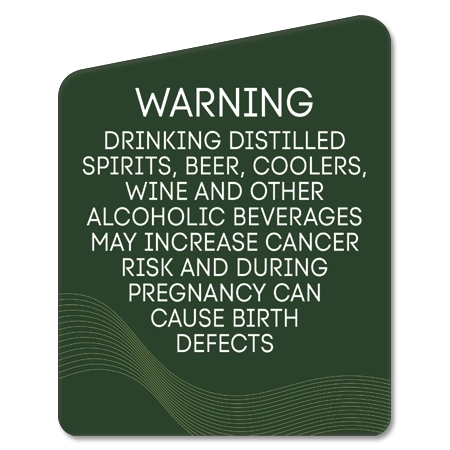 Alcohol Warning - California Compliant