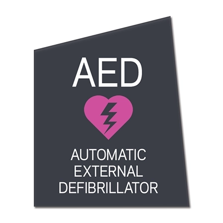 Automatic External Defibrillator Sign