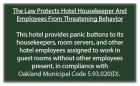 CA Housekeeper Protection Notice - 3 Pack - Acrylic