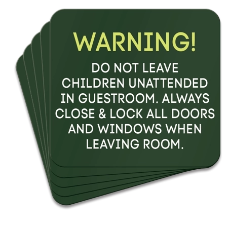 Children Safety Decal - 5 Pack
