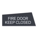 Fire Door Keep Closed/Do Not Block Sign