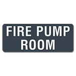 Fire Pump Room Label