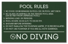 Florida Splash Pad Rules Signage