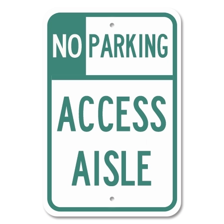 Hawaii - No Parking Access Aisle Sign