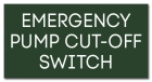 ISPSC Emergency Pump Cut-Off Switch Sign