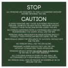 Jefferson County, Alabama Spa Rules Sign