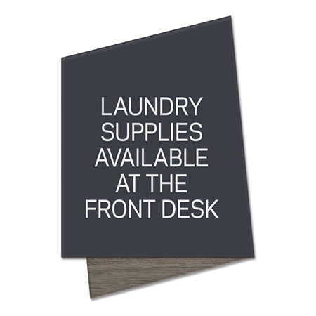 Laundry Supplies Sign