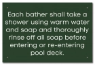 Province Pool Rules Sign - Ontario Compliant: Canada