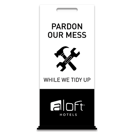 Renovation Free-Standing Floor Sign