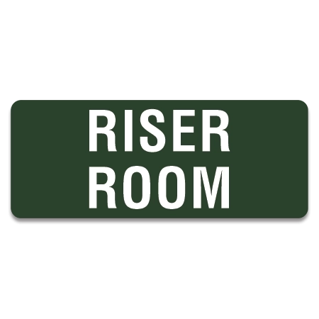 Riser Room Label