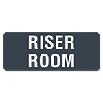 Riser Room Label