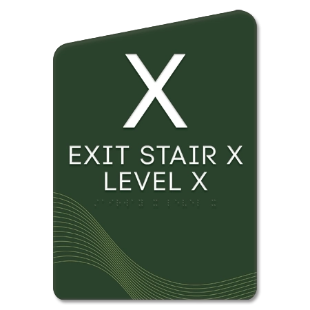 Stairway ID Sign - NYC Compliant