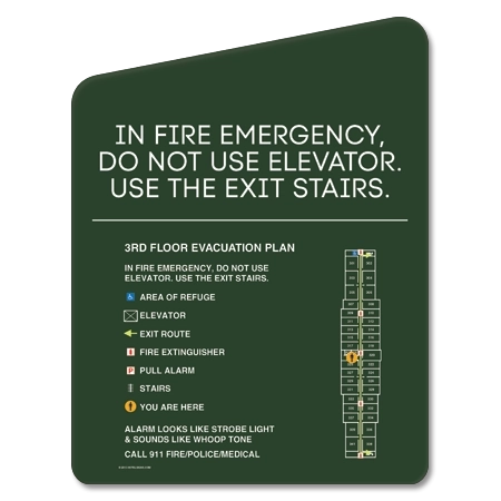 Standard Elevator Evacuation Plans - NYC Compliant