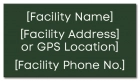 State Pool Sign - Emergency Location Sign