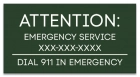 State Pool Sign - Emergency Sign - Utah Compliant