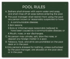 State Pool Sign - Pool Rules - Alaska Compliant