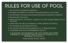 State Pool Sign - Pool Rules and Regulations - Mobile, AL Compliant