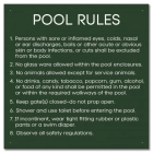 State Pool Sign - Pool Rules - Arizona Compliant