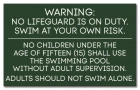 State Pool Sign - Pool Rules - DC Compliant