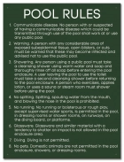 State Pool Sign - Pool Rules - Minnesota Compliant