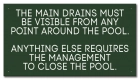 State Pool Sign - Pool Rules - Montana Compliant