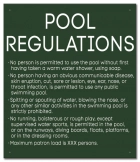 State Pool Sign - Pool Rules - Nebraska Compliant