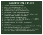 State Pool Sign - Pool Rules - New Mexico
