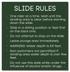 State Pool Sign - Slide Rules - Montana Compliant