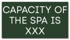 State Pool Sign - Spa Capacity - Montana Compliant