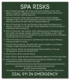 State Pool Sign - Spa Rules - Georgia Compliant